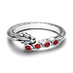 Bague Femme Taille 50 PANDORA GAME OF THRONES DRAGON SCINTILLANT Argent 925/1000