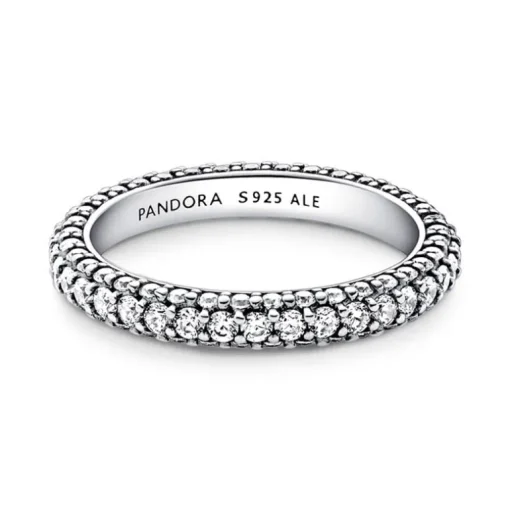 Bague Femme Taille 54 PANDORA RANG PAVÉE TIMELESS Argent 925/1000