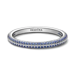 Bague Femme Taille 56 PANDORA ME PAVÉE BLEUE Argent 925/1000