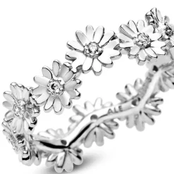 Bague Femme Taille 50 PANDORA COURONNE MARGUERITE SCINTILLANTE Argent 925/1000