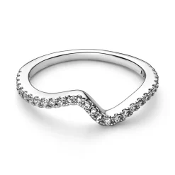 Bague Femme Taille 54 PANDORA VAGUE SCINTILLANTE Argent 925/1000