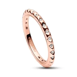 Bague Femme Taille 50 PANDORA ME PYRAMIDES Doré Rose 14 Carats