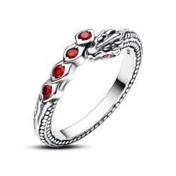 Bague Femme Taille 50 PANDORA GAME OF THRONES DRAGON SCINTILLANT Argent 925/1000