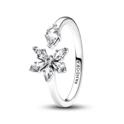 Bague Femme Taille 56 PANDORA OUVERTE HERBIER SCINTILLANT Argent 925/1000