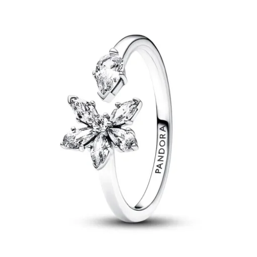 Bague Femme Taille 56 PANDORA OUVERTE HERBIER SCINTILLANT Argent 925/1000