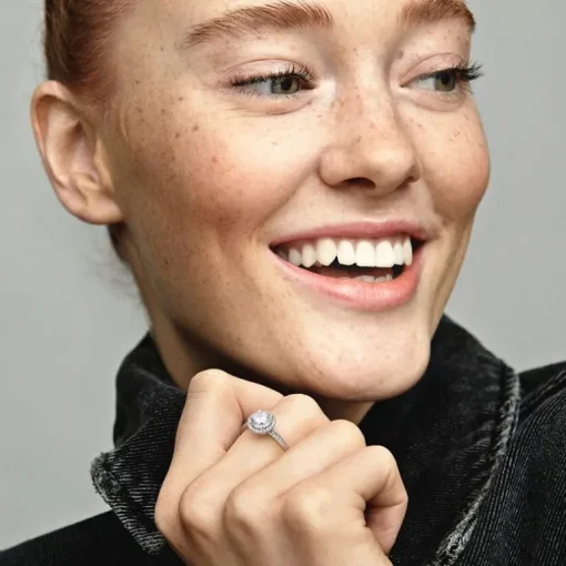 Bague Femme Taille 56 PANDORA HALO SCINTILLANT ROND Argent 925/1000