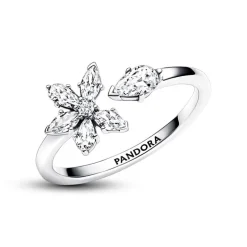 Bague Femme Taille 56 PANDORA OUVERTE HERBIER SCINTILLANT Argent 925/1000