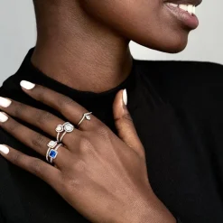 Bague Femme Taille 56 PANDORA HALO SCINTILLANT ROND Argent 925/1000