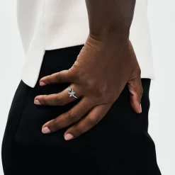 Bague Femme Taille 56 PANDORA OUVERTE HERBIER SCINTILLANT Argent 925/1000