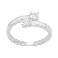 Bague Femme Toi et Moi EDORA ARGENT 925/1000 et Oxydes EDO70100792