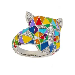 Bague Femme UNA STORIA FAUVE Argent 925/1000