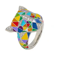 Bague Femme UNA STORIA FAUVE Argent 925/1000