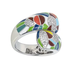 Bague femme UNA STORIA SAVANE ARGENT925/1000 et oxydes