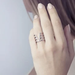 Bague Femme V PHEBUS ARGENT 925/1000