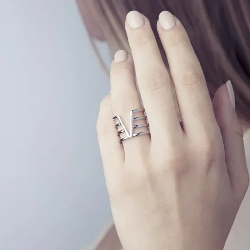 Bague Femme V PHEBUS ARGENT 925/1000