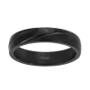 Bague Homme Alliance PHEBUS Acier Noir