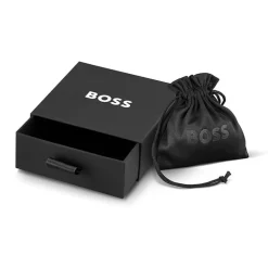 Bague Homme HUGO BOSS Acier Doré Taille M 1580446M