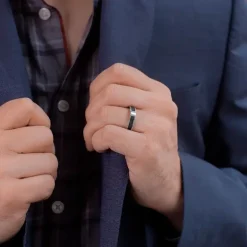 Bague Homme JOURDAN GOLET Acier Inoxydable DK 340 H