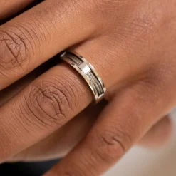 Bague Homme PHEBUS Sasha Acier et câble 15-0213