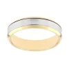 Bague Mixte Alliance contemporaine OR 750/1000 bicolore