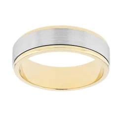Bague Mixte Alliance EDORA OR 750/1000 Bicolore EDO3Y129X60.750MIL