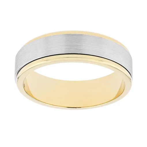 Bague Mixte Alliance EDORA OR 750/1000 Bicolore EDO3Y129X60.750MIL