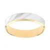 Bague Mixte Alliance EDORA OR 750/1000 Bicolore EDO3Y120X50.750MIL