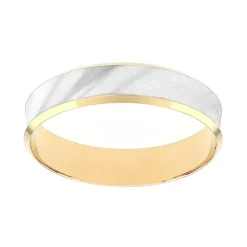 Bague Mixte Alliance EDORA OR 750/1000 Bicolore EDO3Y120X50.750MIL