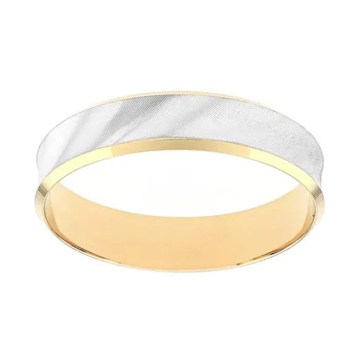 Bague Mixte Alliance EDORA OR 750/1000 Bicolore EDO3Y120X50.750MIL