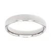 Bague Mixte Alliance EDORA OR 750/1000 Blanc Ruban Bombé Confort EDO1351355