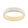 Bague Mixte Alliance EDORA OR 750/1000 Bicolore Diamantée EDO3363340.750MILL