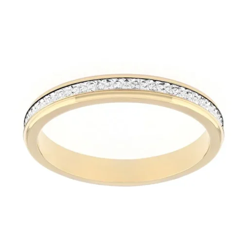 Bague Mixte Alliance EDORA OR 750/1000 Bicolore Diamantée EDO3356625.750MILL