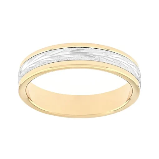 Bague Mixte Alliance EDORA OR 750/1000 Bicolore Diamantée EDO3354040.750MILL