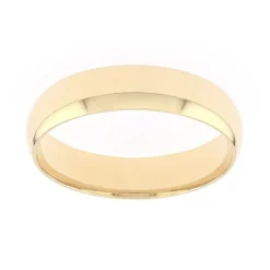 Bague Mixte Alliance EDORA OR 750/1000 Jaune Demi-Jonc Confort EDO3212350.750MILL