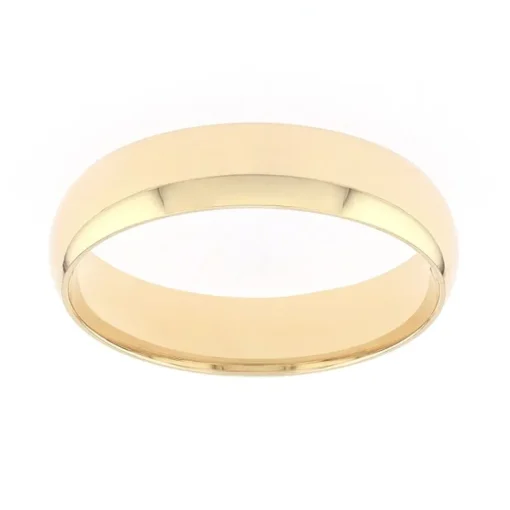 Bague Mixte Alliance EDORA OR 750/1000 Jaune Demi-Jonc Confort EDO3212350.750MILL