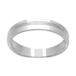 Bague Mixte Alliance EDORA Argent 925/1000 lapidé EDO72419004