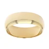 Bague Mixte Alliance EDORA OR 750/1000 Jaune Demi-Jonc EDO1101060