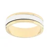 Bague Mixte Alliance EDORA OR 375/1000 Bicolore EDO9Y219X60.375MIL