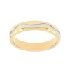 Bague Mixte Alliance EDORA OR 375/1000 Bicolore EDO9Y013B35.375MIL