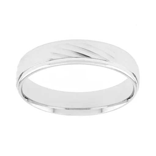 Bague Mixte Alliance EDORA OR 375/1000 Blanc EDO9Y012G50.375MIL