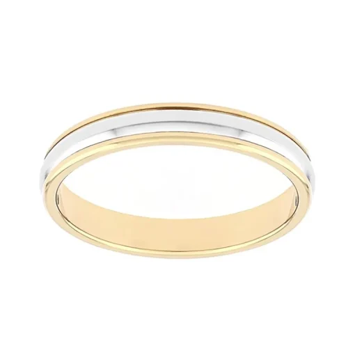 Bague Mixte Alliance EDORA OR 375/1000 Bicolore EDO9380330.375MILL