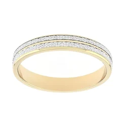Bague Mixte Alliance EDORA OR 375/1000 Bicolore EDO9357135.375MILL