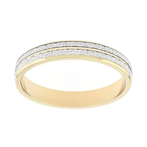 Bague Mixte Alliance EDORA OR 375/1000 Bicolore EDO9357135.375MILL