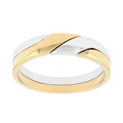 Bague Mixte Alliance EDORA OR 375/1000 Bicolore EDO9351006.375MILL