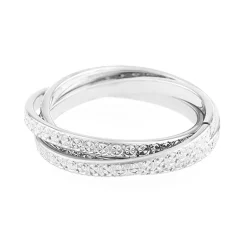 Bague Mixte Alliance EDORA OR 750/1000 Blanc EDO3Y215G20.750MIL