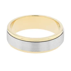 Bague Mixte Alliance EDORA OR 750/1000 Bicolore EDO3Y129X60.750MIL
