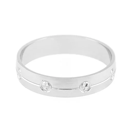Bague Mixte Alliance EDORA OR 750/1000 Blanc EDO3Y123G40.750MIL