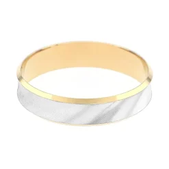 Bague Mixte Alliance EDORA OR 750/1000 Bicolore EDO3Y120X50.750MIL