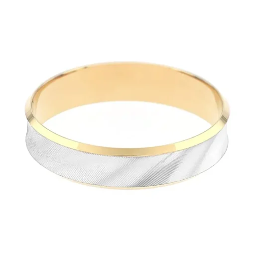Bague Mixte Alliance EDORA OR 750/1000 Bicolore EDO3Y120X50.750MIL