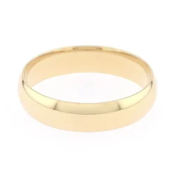 Bague Mixte Alliance EDORA OR 750/1000 Jaune Demi-Jonc Confort EDO3212350.750MILL